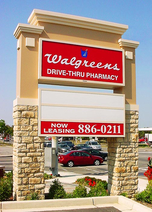 Walgreens Pylon Sign