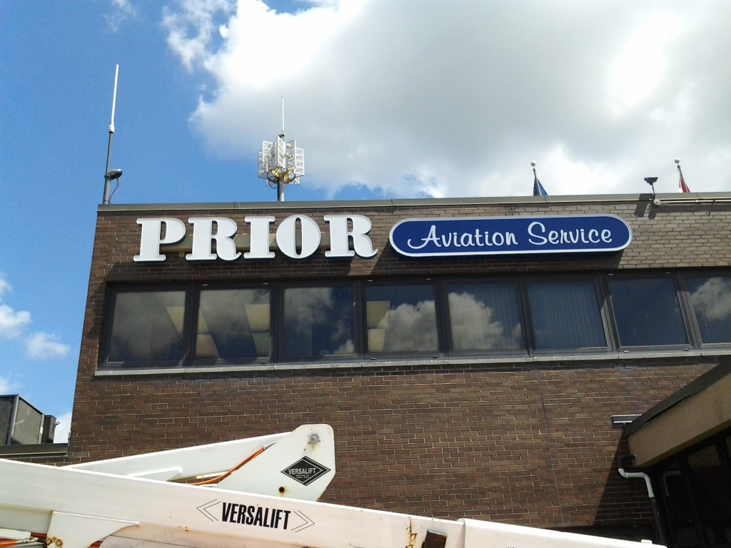 Prior Aviation Channel Letters
